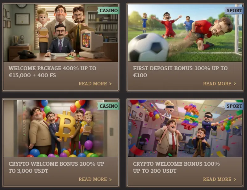 SpinBoss casino welcome bonus £1,500